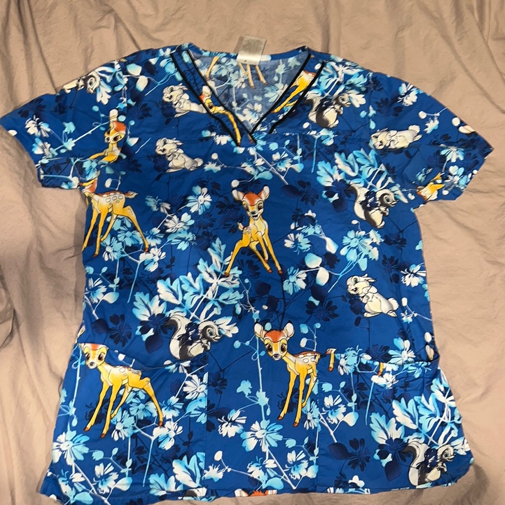 Disney Bambi scrub top